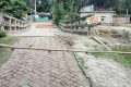 পিলারে ফাটল, হেলে পড়েছে সেতু, দ্রুত সংস্কারের দাবি
