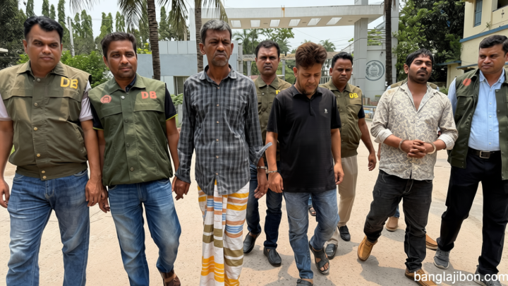 ঠিকাদারের কাছে ২০ লাখ টাকা চাঁদা দাবি ও মারধরের অভিযোগে গ্রেপ্তার ৩