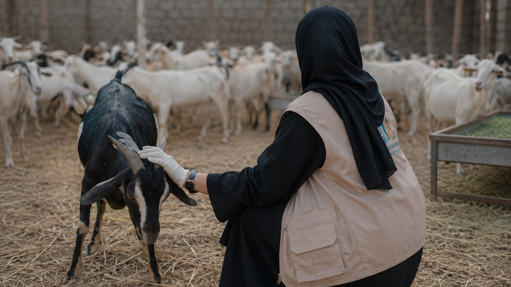 qurbani-animal-goat-muslim-women-islam