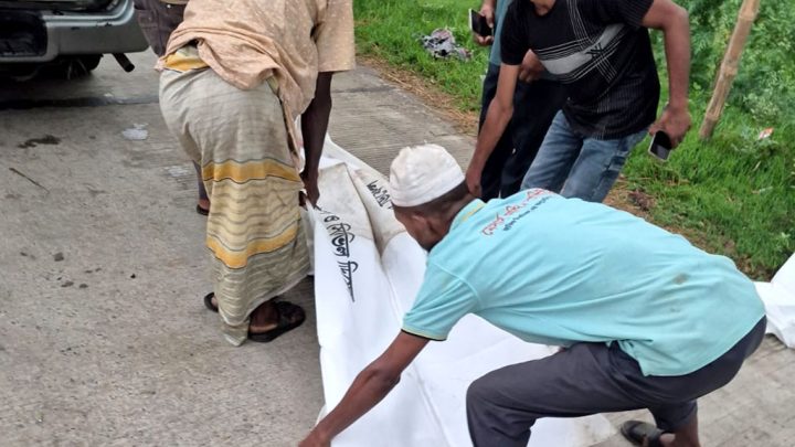 বগুড়ায় মোটরসাইকেলে ট্রাকের ধাক্কা, বাবা-মেয়ে নিহত, মায়ের অবস্থা গুরুতর