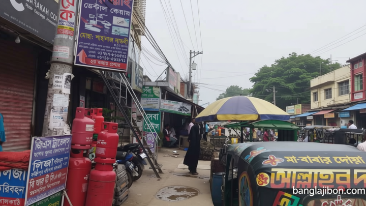 শাজাহানপুরে অবৈধ দখলের কবলে মহাসড়ক, শিগগির উচ্ছেদের ঘোষণা
