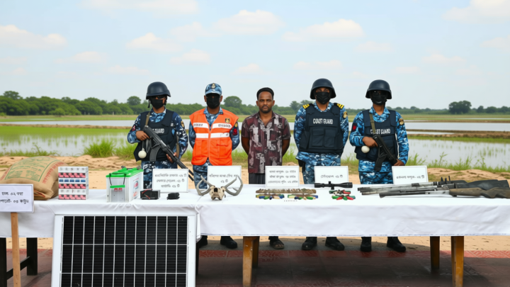 সুন্দরবনে অস্ত্র-গুলিসহ করিম শরীফ বাহিনীর সদস্য আটক