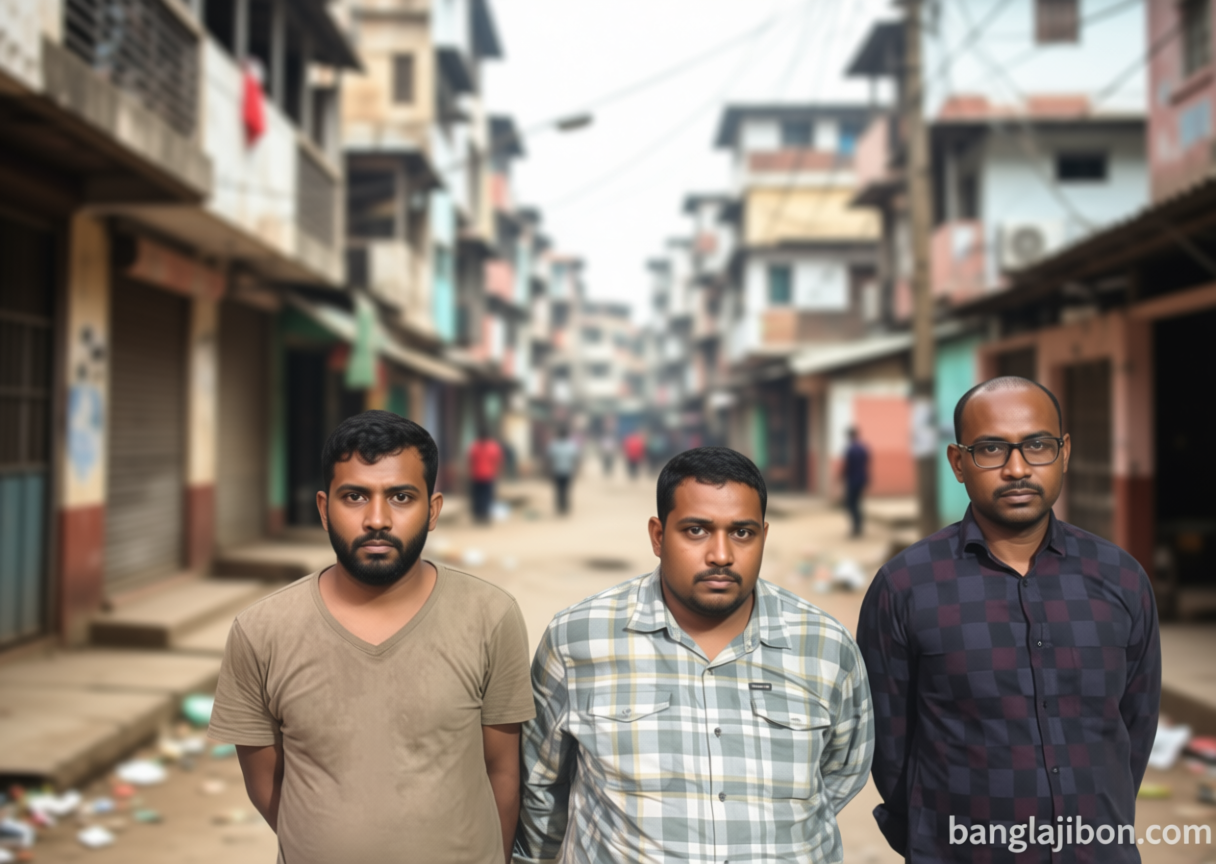 যাত্রাবাড়ীতে পিস্তল-গুলিসহ গ্রেপ্তার ৩