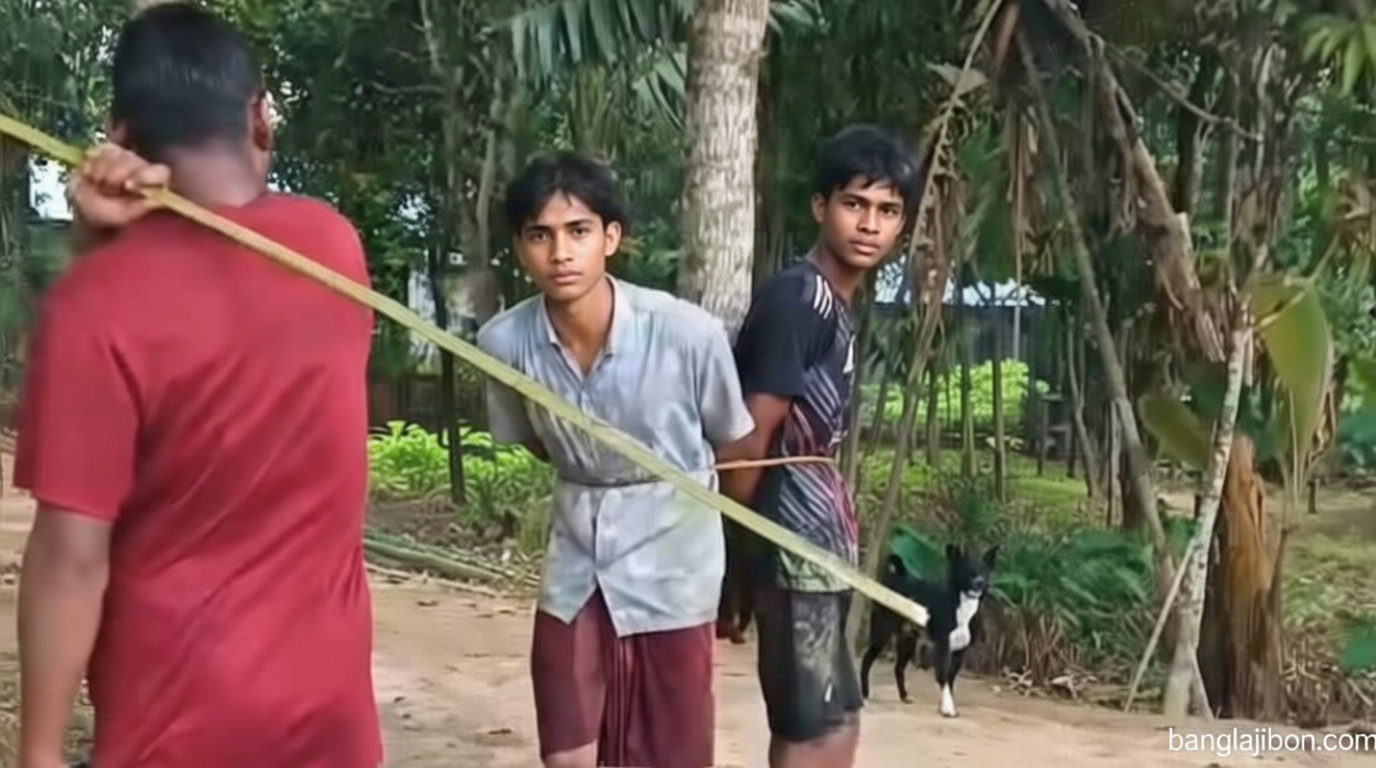 মোবাইল চুরির অপবাদ দিয়ে ২ কিশোরকে গাছে বেঁধে মারধরের অভিযোগ