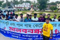 কমলগঞ্জে কৃষিপণ্য লুট ও পানগাছ কাটার প্রতিবাদে মানববন্ধন, তদন্ত ও ক্ষতিপূরণ দাবি