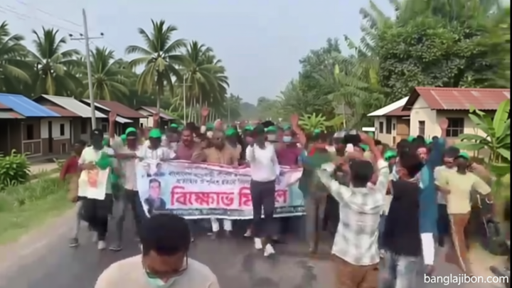 বাঘারপাড়ায় নিষিদ্ধ ছাত্রলীগের মিছিল, অভিযান চালিয়ে ৬ কর্মী আটক