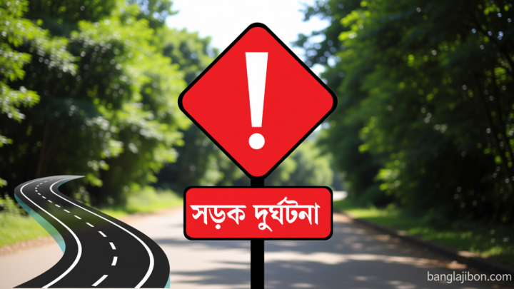 স্বামীর মরদেহ নিয়ে ফেরার পথে অ্যাম্বুলেন্স-বাস মুখোমুখি সংঘর্ষে নিহত ২
