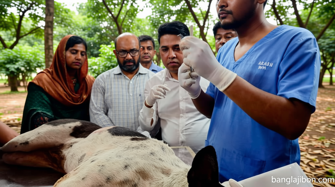 ঘেউ ঘেউ করায় কুকুরকে ছুরিকাঘাত, যুবক গ্রেপ্তার