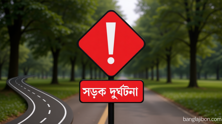 নবাবগঞ্জে মোটরসাইকেল থেকে ছিটকে বাবা-ছেলে নিহত