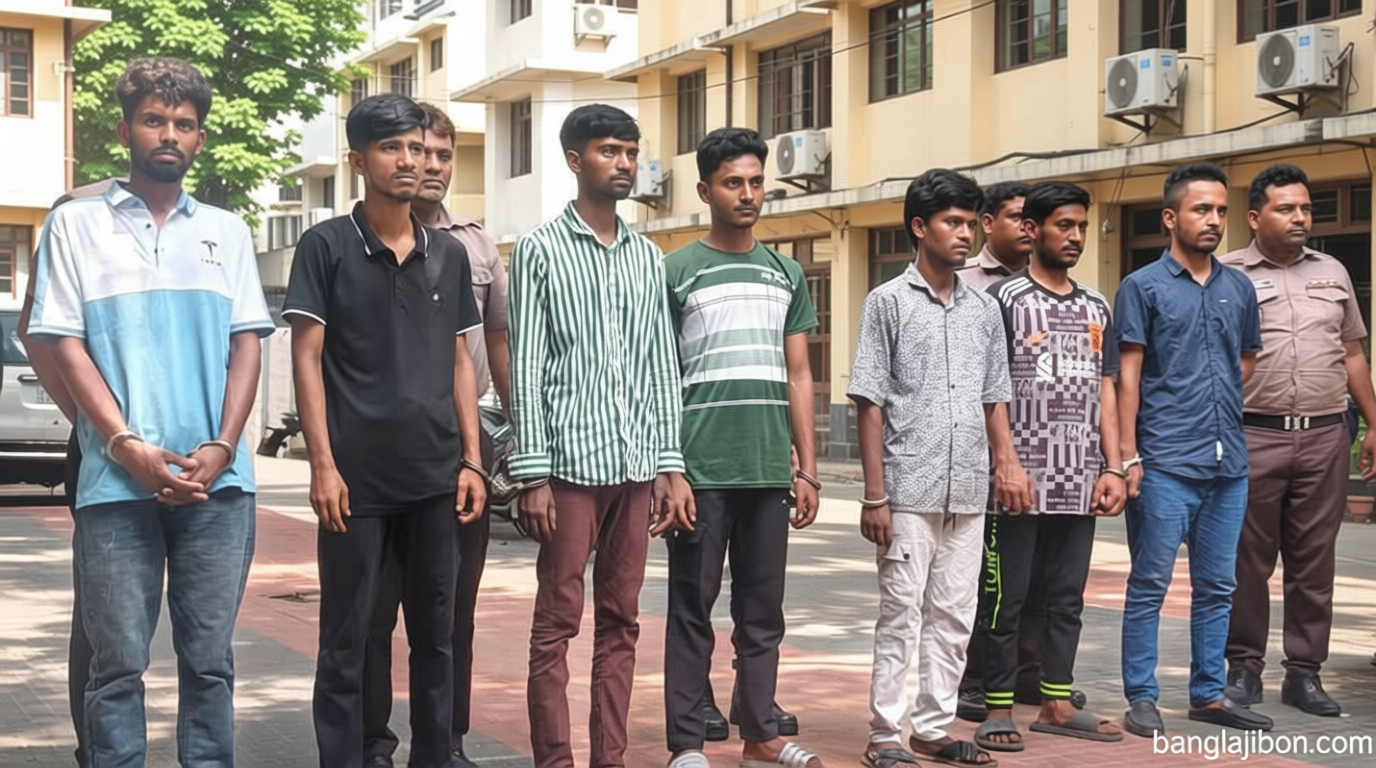 রাজধানীতে বাসস্ট্যান্ড থেকে ঢাবি শিক্ষার্থী অপহরণ, চক্রের ৯ সদস্য গ্রেপ্তার