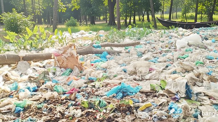 প্লাস্টিকের আগ্রাসনে বিপন্ন পায়রা বিষখালী বলেশ্বর
