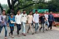 বহিরাগতদের নিয়ে ইবি ছাত্রদলের মিছিল