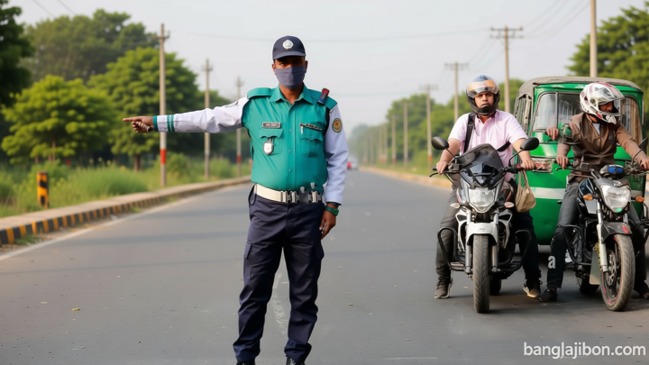 রাজধানীতে ট্রাফিক আইন লঙ্ঘনে ২,৩৩৬ মামলা, ডাম্পিং ৫২৫ যানবাহন
