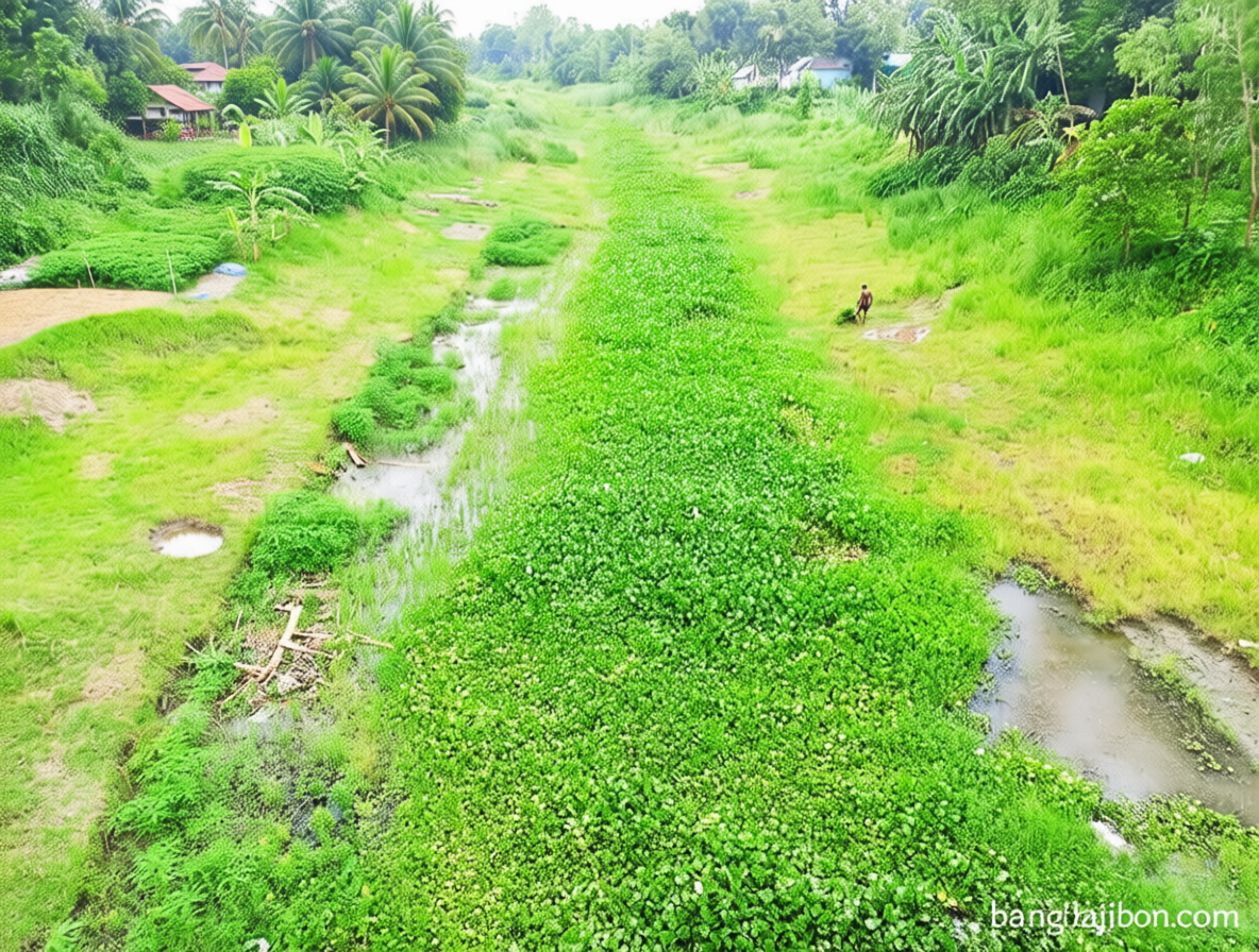 সাটুরিয়ার গাজীখালী: খননেও মেলেনি নদীর সুফল