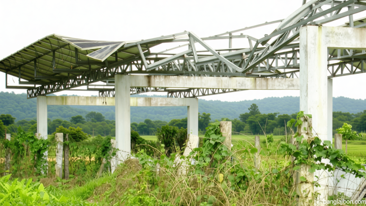 চালুর আগেই অচল অর্ধকোটি টাকার সৌর সেচ প্রকল্প