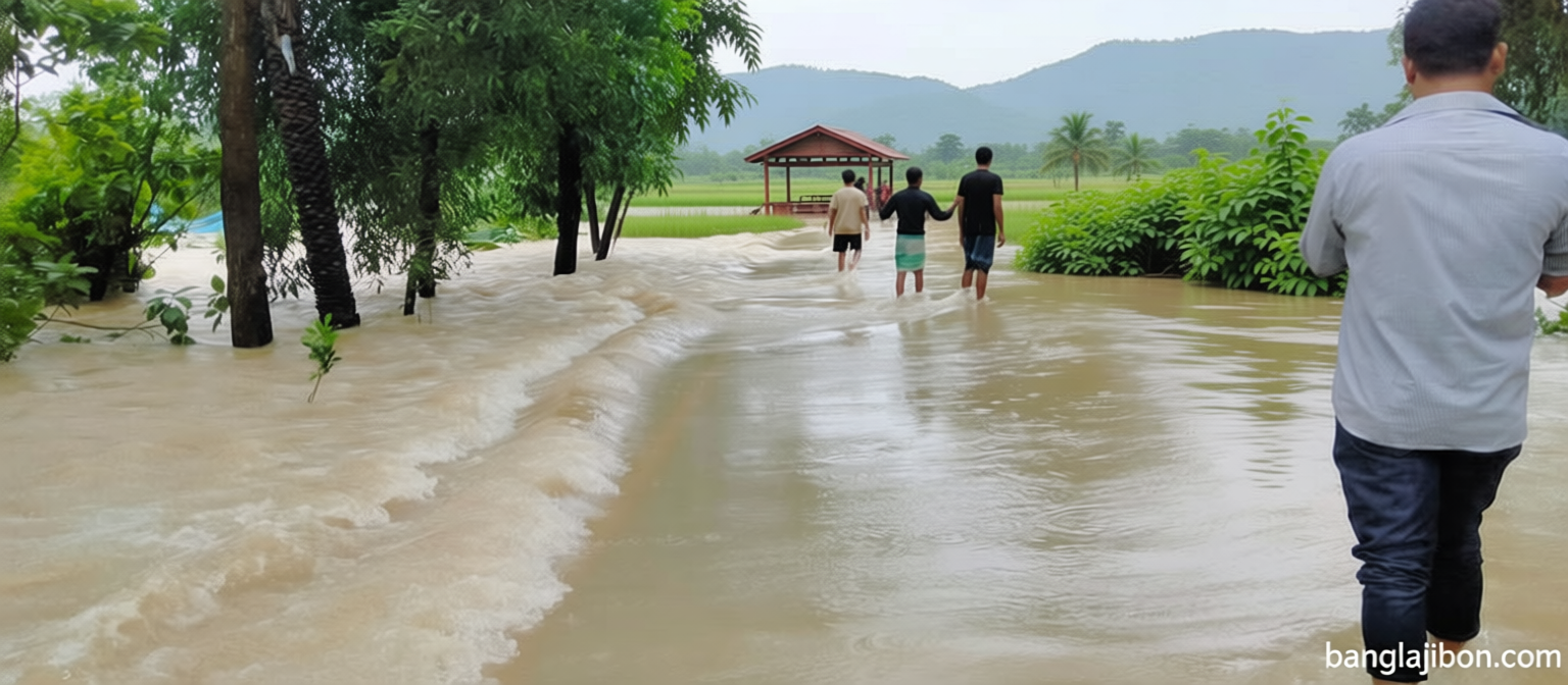 ৭২ ঘণ্টার মধ্যে বন্যার আশঙ্কা, প্লাবনের ঝুঁকিতে যেসব জেলা