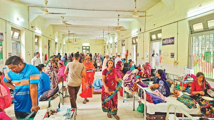 সিলেট নগর: বাড়ছে হামে আক্রান্ত শিশু, জায়গা নেই হাসপাতালে
